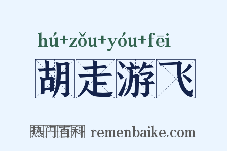 胡走游飞是什么意思的图片
